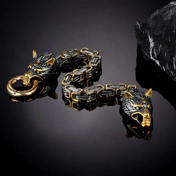 WorldNorse Nordic Geri And Freki Wolves Bracelet - image 5