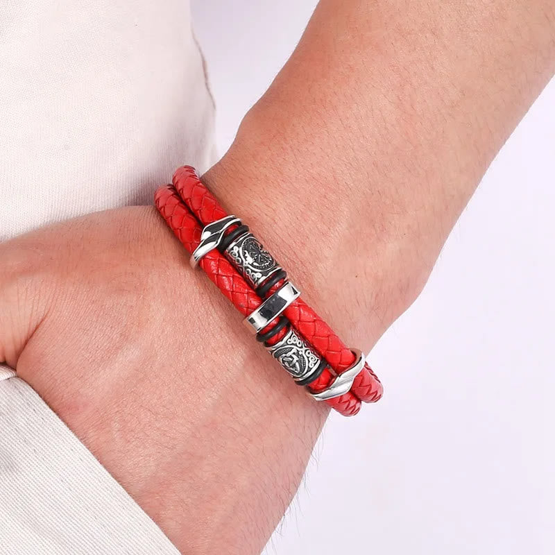 WorldNorse Celtic Knot And Viking Compass Stainless Steel Bracelet - image 13