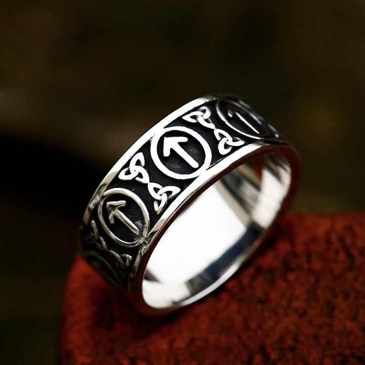 WorldNorse Nordic Viking Rune And Celtic Knot Ring