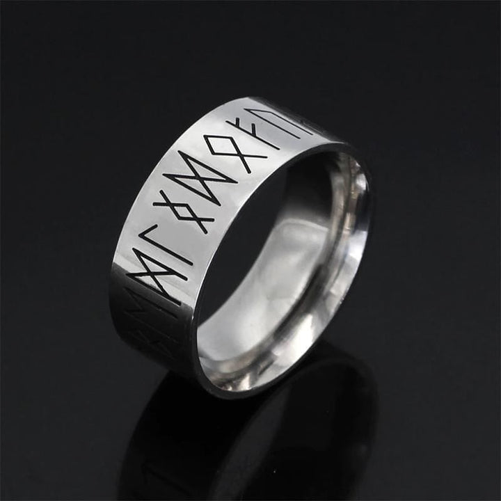 WorldNorse Stainless Steel Odin Rune Ring