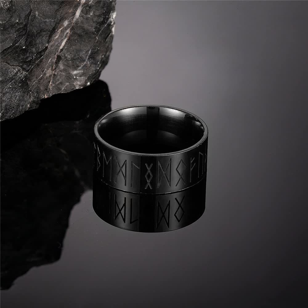 WorldNorse Stainless Steel Odin Rune Ring