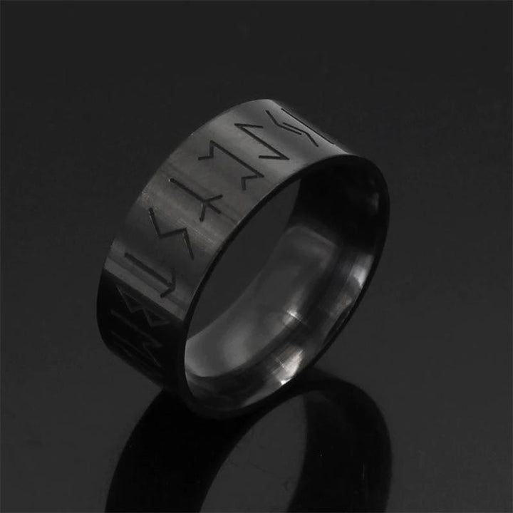 WorldNorse Stainless Steel Odin Rune Ring