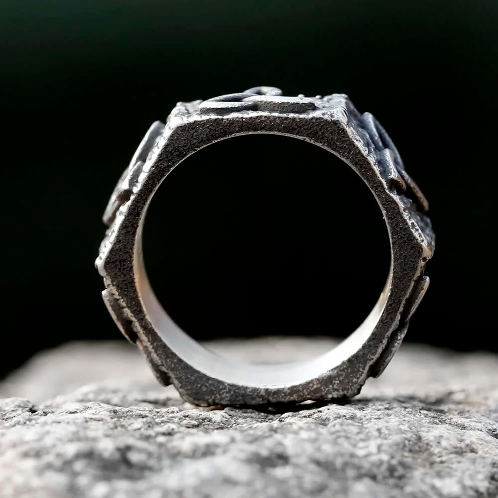 WorldNorse Triquetra Infinity Trinity Knot Signet Ring - image 12