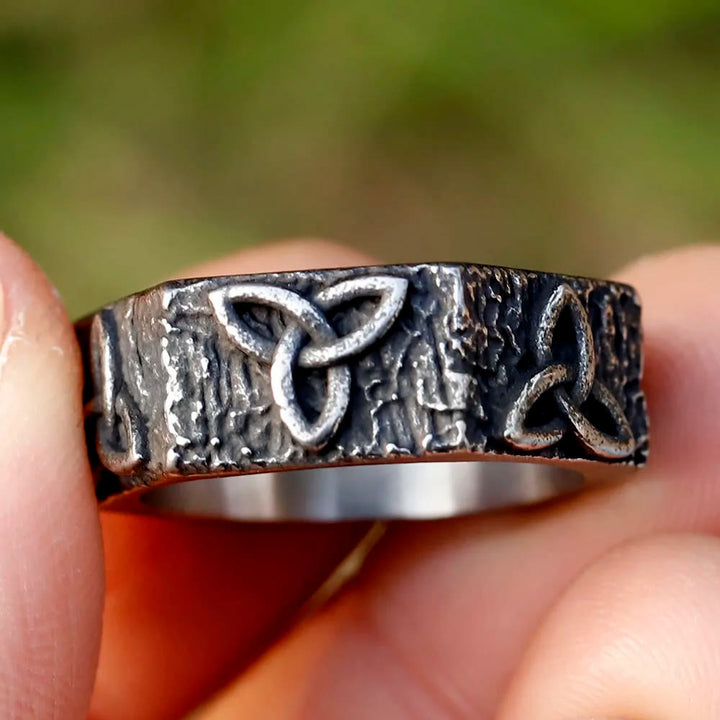 WorldNorse Triquetra Infinity Trinity Knot Signet Ring - image 7