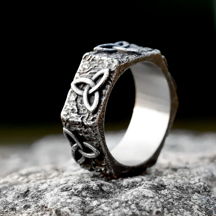 WorldNorse Triquetra Infinity Trinity Knot Signet Ring - image 14