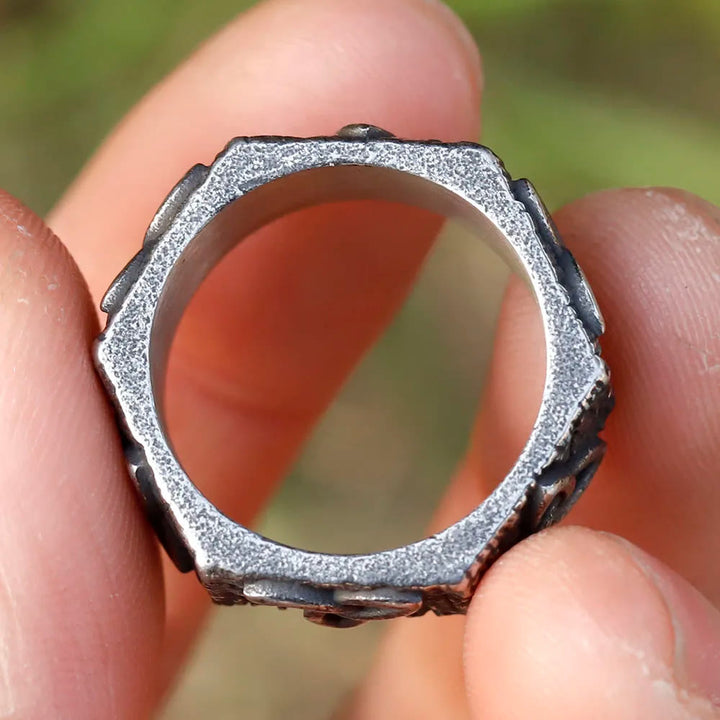 WorldNorse Triquetra Infinity Trinity Knot Signet Ring - image 6