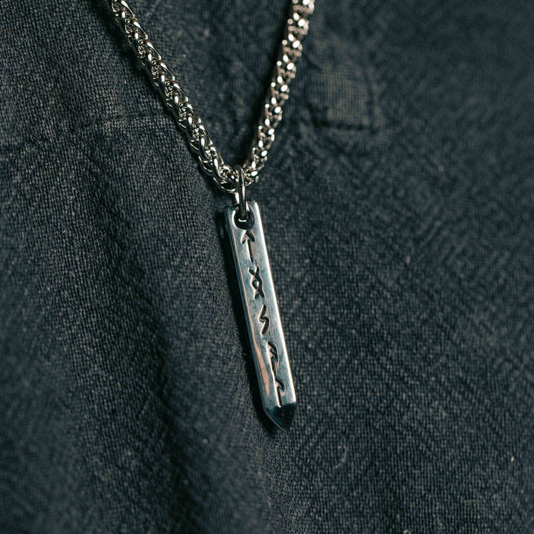 WorldNorse Three-dimensional Cone Type Rune Nordic Necklace - image 1