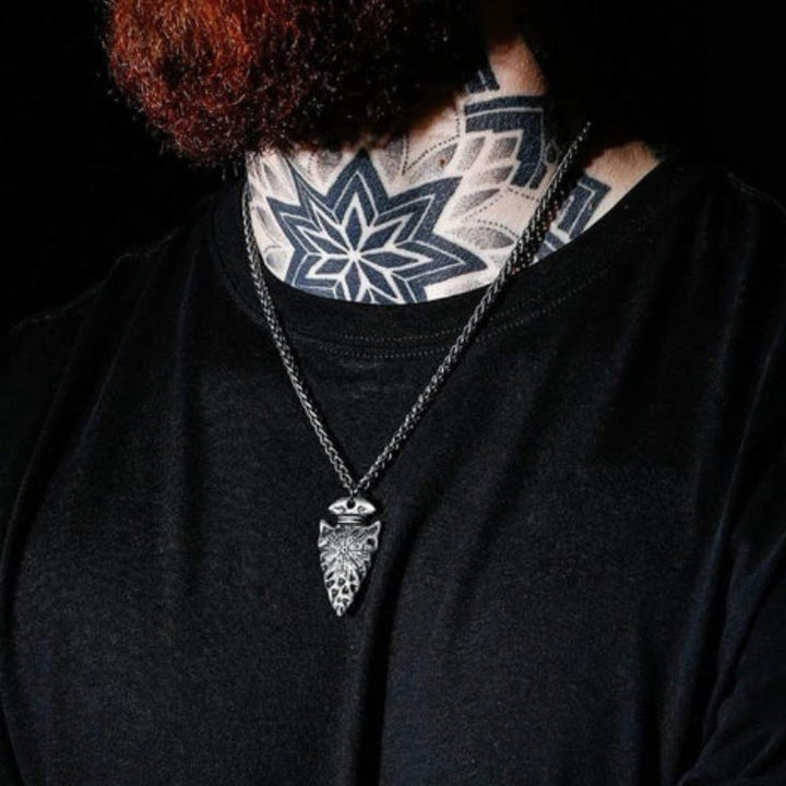 WorldNorse Viking Odin Spear Head Necklace - image 1
