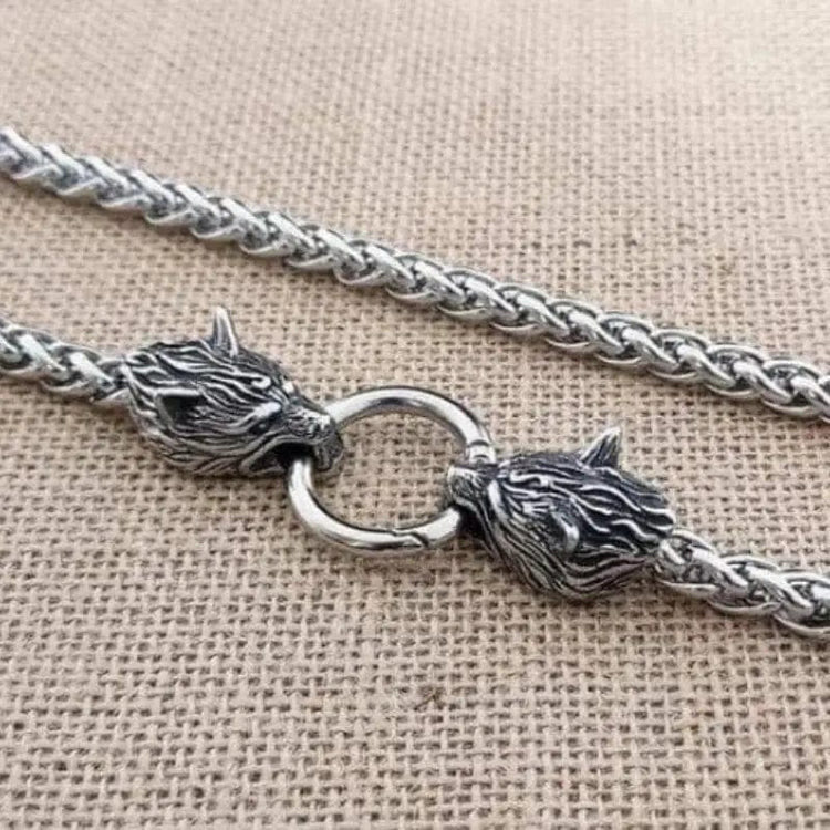 WorldNorse Vintage Viking Mjolnir With Wolves Necklace & Bracelet - image 13