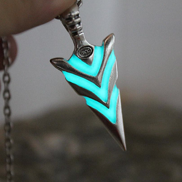 WorldNorse Glow In The Dark Arrowhead Necklace - image 15