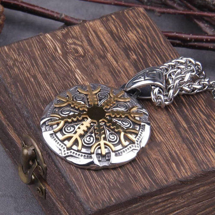 WorldNorse The Helm Of Awe Protection Strength Viking Necklace - image 2