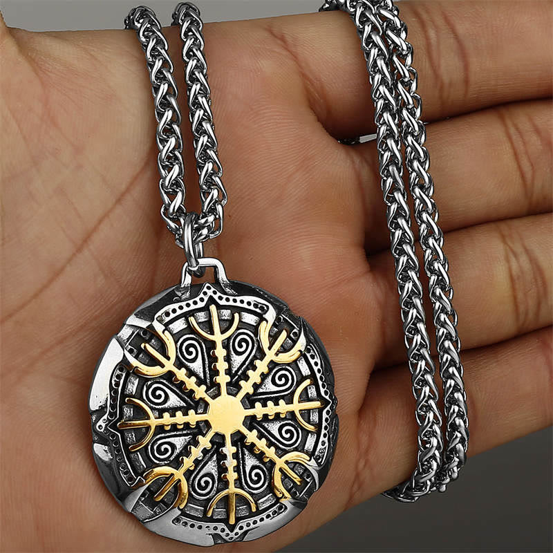WorldNorse The Helm Of Awe Protection Strength Viking Necklace - image 3