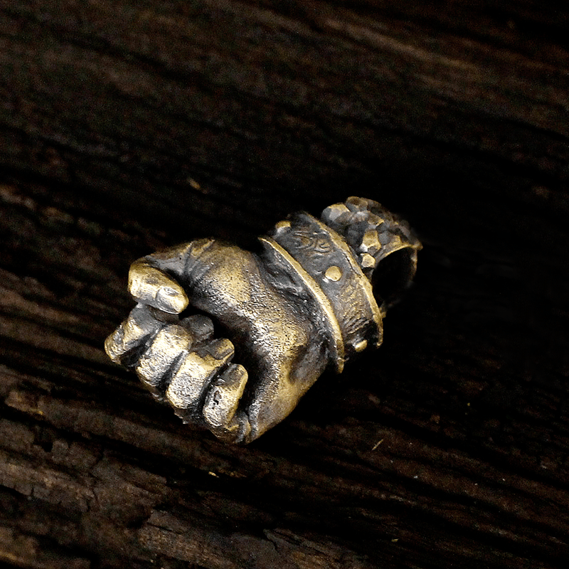 WorldNorse Powerful Fist of Fate Hammering Gesture Necklace - image 3