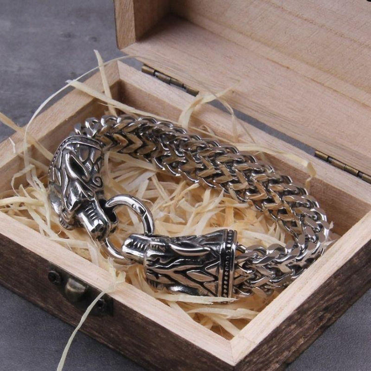 WorldNorse Norse Mythology Odin's Dragon Bracelet - 23cm - image 0