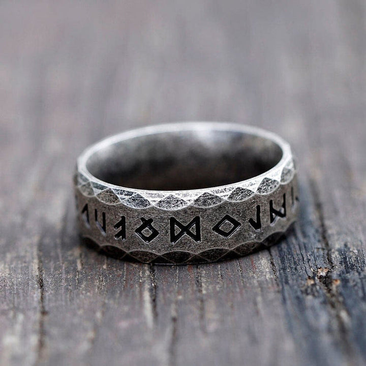 WorldNorse Vintage Futhark Rune Viking Amulet Ring