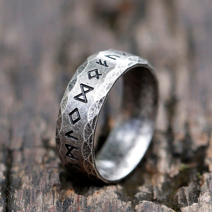 WorldNorse Vintage Futhark Rune Viking Amulet Ring