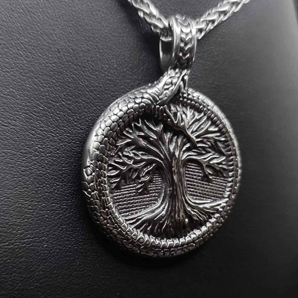 WorldNorse Tree Of Life With Jormungandr Necklace - image 9