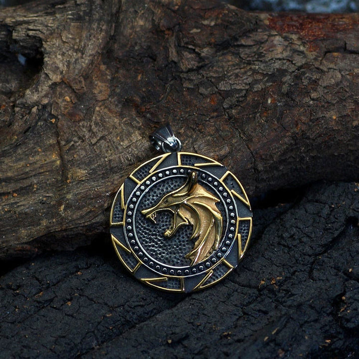 WorldNorse Nordic Wolves Viking Symbol Necklace - image 4