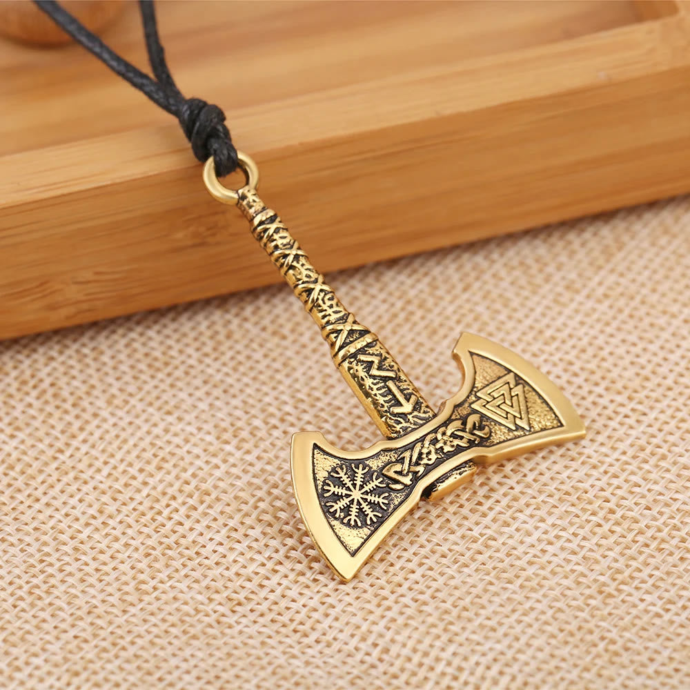 WorldNorse Viking Axe Pendant Amulet Necklace - image 2