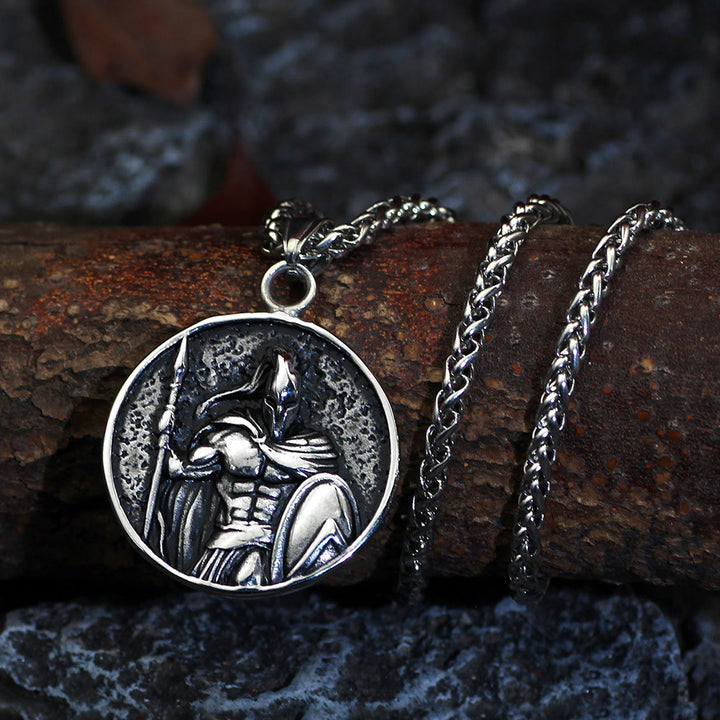WorldNorse Spartacus Warrior Shield Pendant Necklace - image 3