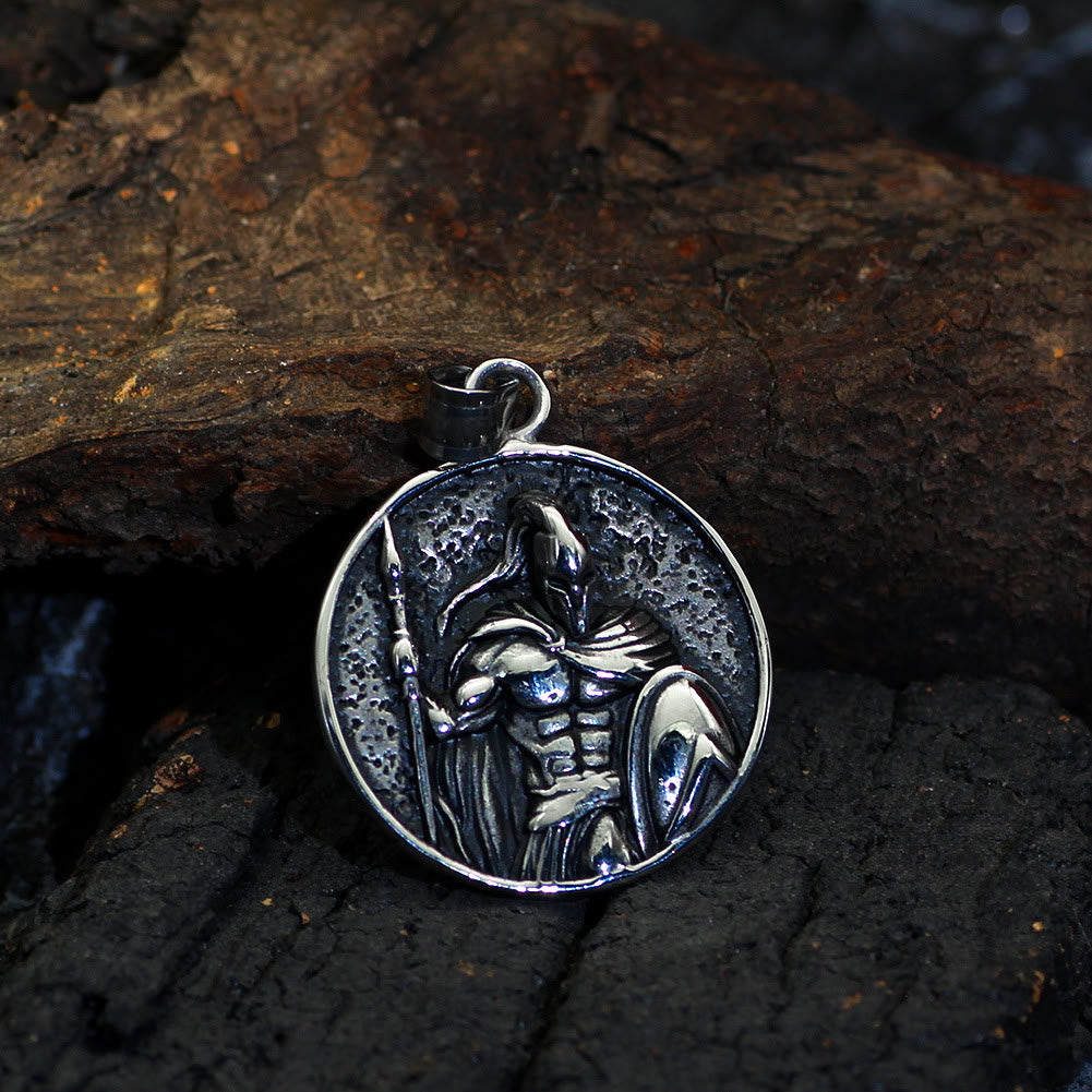 WorldNorse Spartacus Warrior Shield Pendant Necklace - image 2