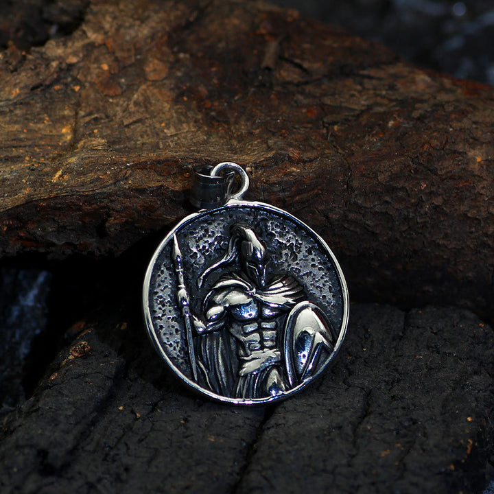 WorldNorse Spartacus Warrior Shield Pendant Necklace - image 2