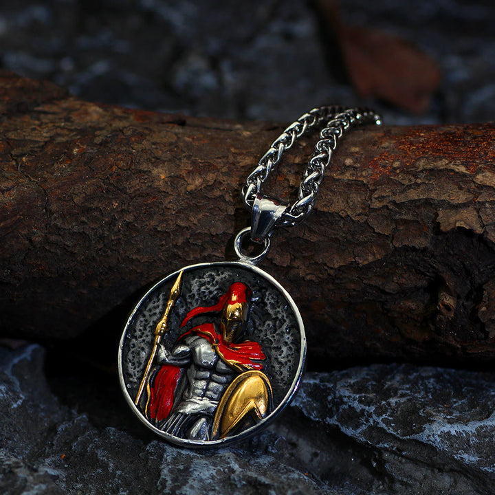 WorldNorse Spartacus Warrior Shield Pendant Necklace - image 6
