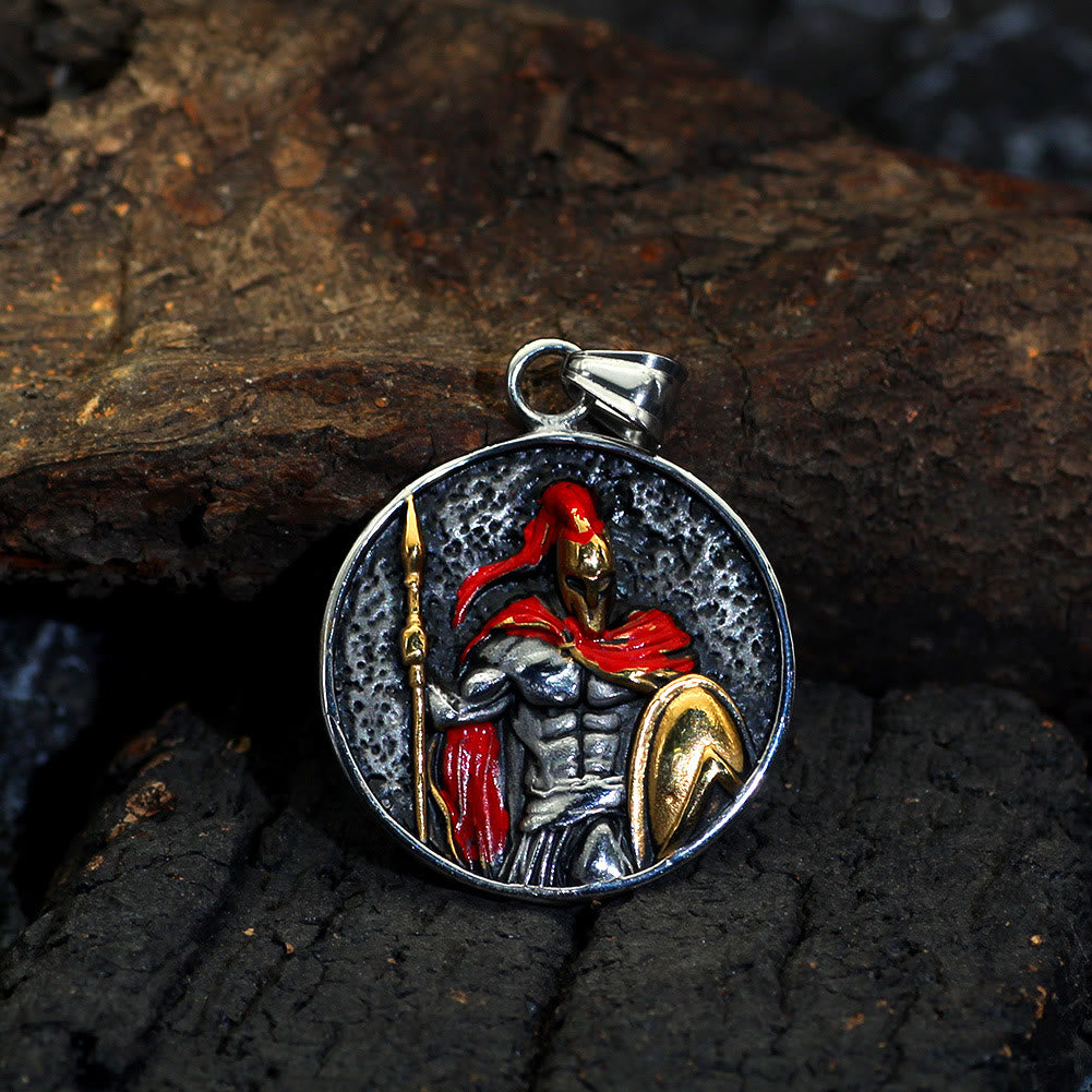 WorldNorse Spartacus Warrior Shield Pendant Necklace - image 5