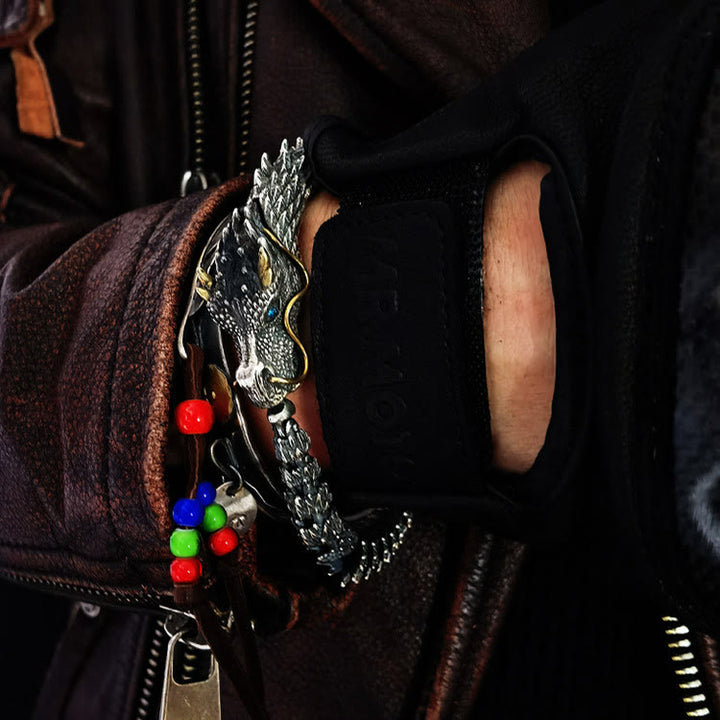 FREE Today: Jörmungandr - The World Serpent - Stainless Steel Bracelet