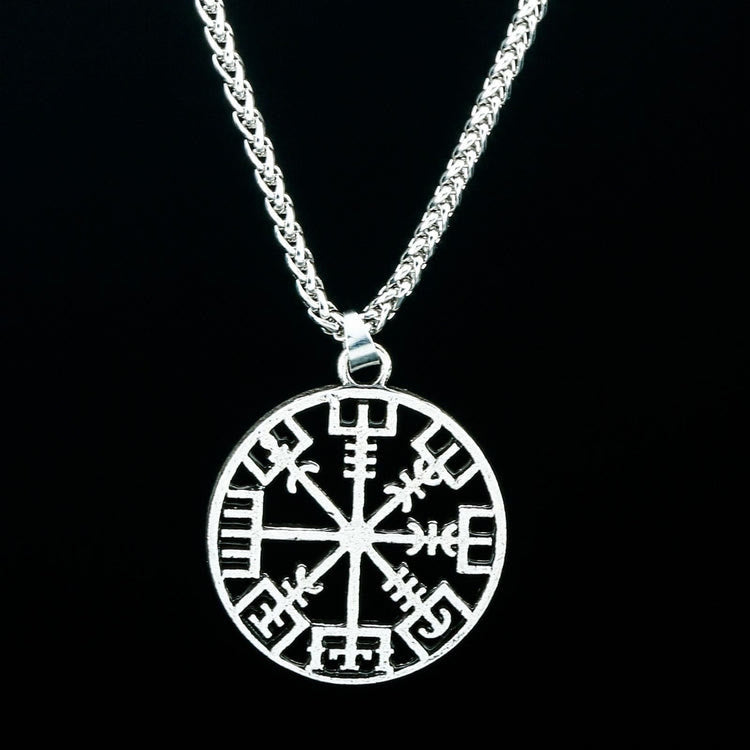 WorldNorse Classic Vegvisir Compass Viking Necklace - image 5