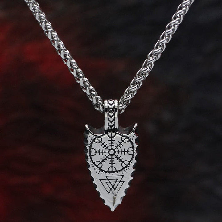 WorldNorse Silver Arrow Protective Spearhead Necklace - image 4