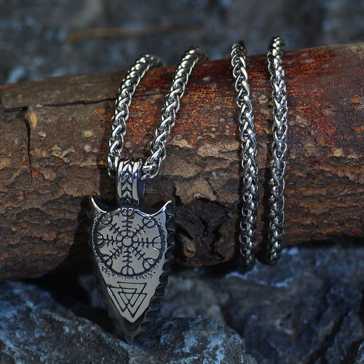 WorldNorse Silver Arrow Protective Spearhead Necklace - image 3