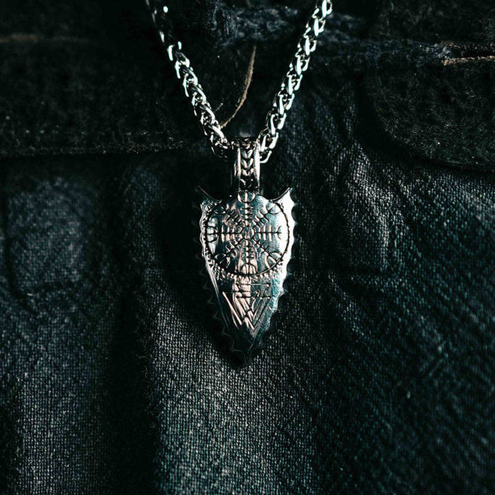 WorldNorse Silver Arrow Protective Spearhead Necklace - image 2