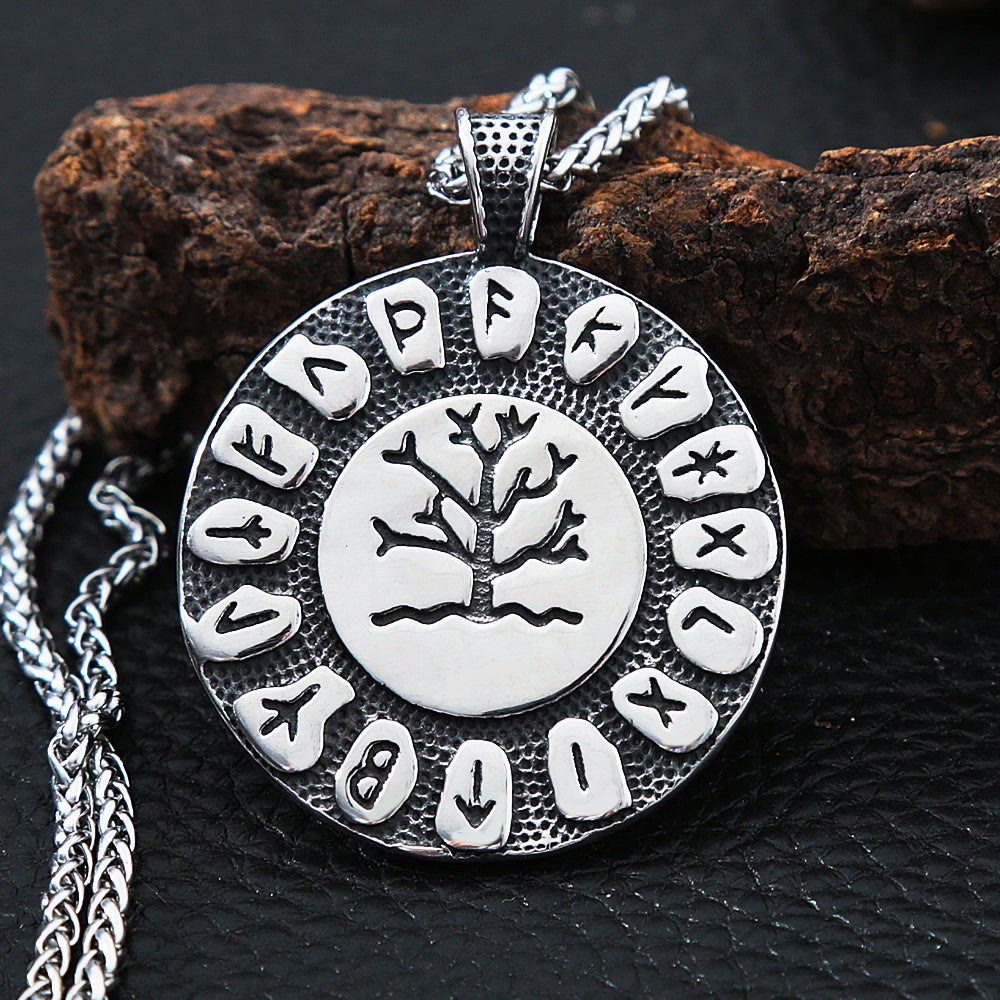 WorldNorse Tree Of Life And Rune Symbol Necklace - image 4