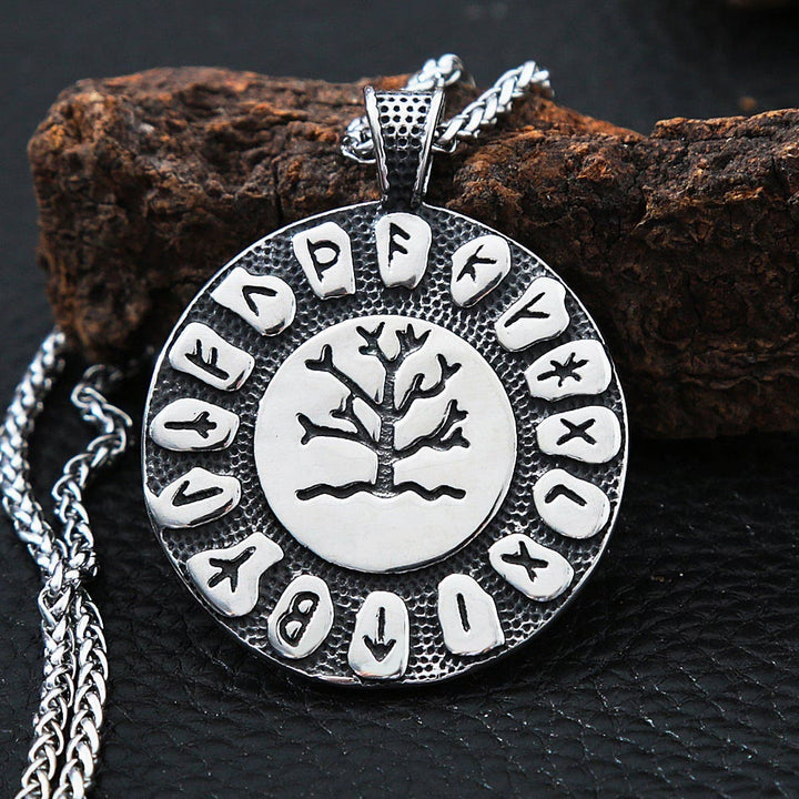 WorldNorse Tree Of Life And Rune Symbol Necklace - image 4