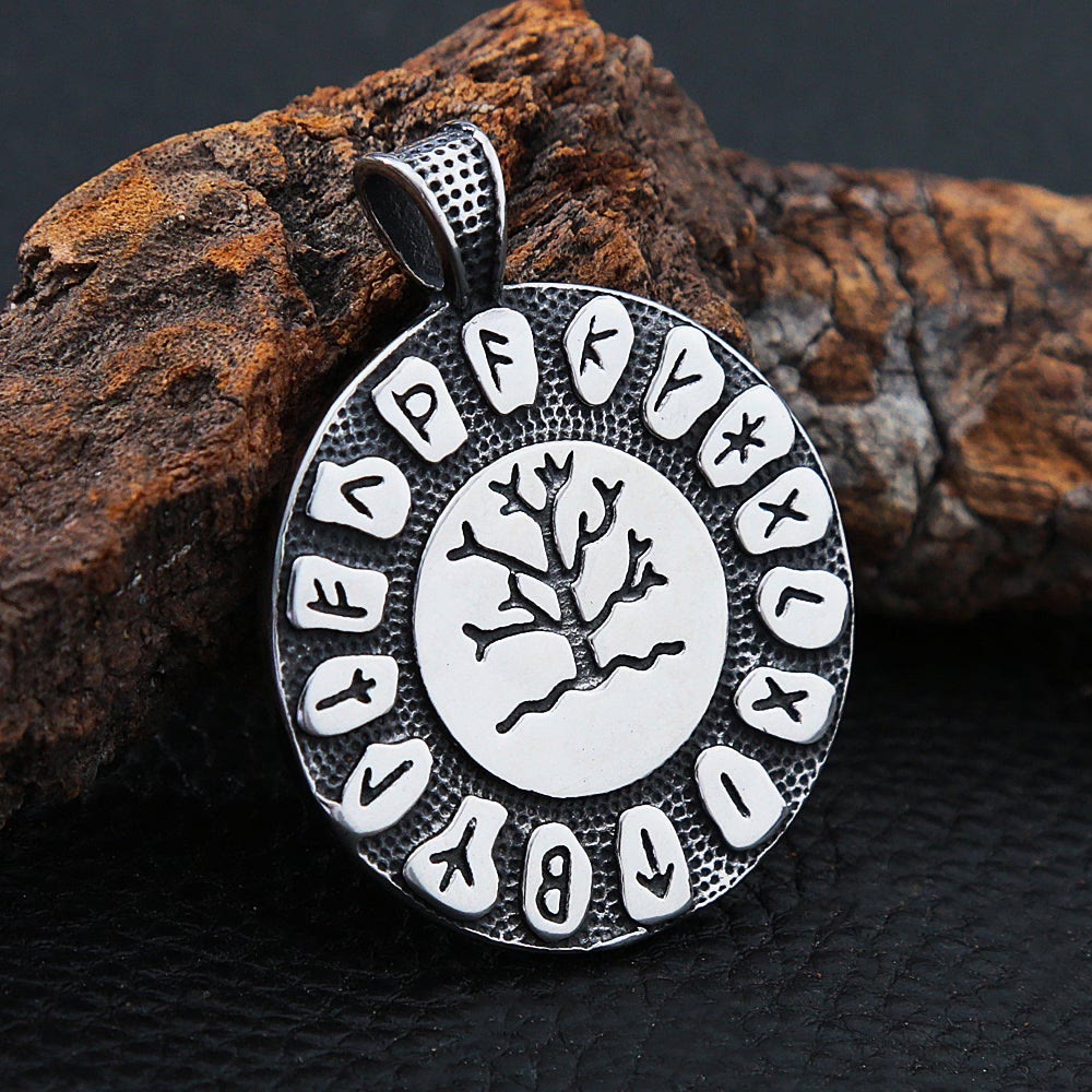 WorldNorse Tree Of Life And Rune Symbol Necklace - image 5