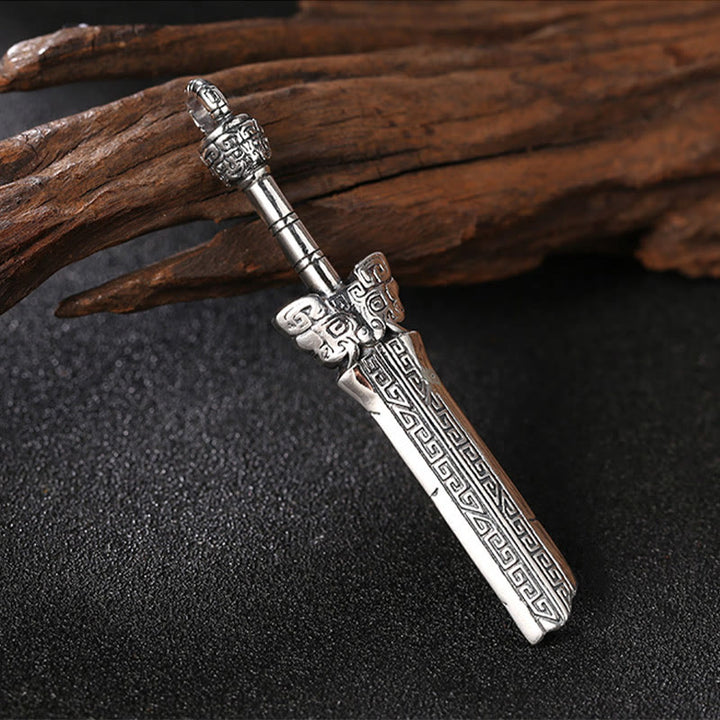 WorldNorse Hjörvard's Broken Sword Pendant Necklace - image 3