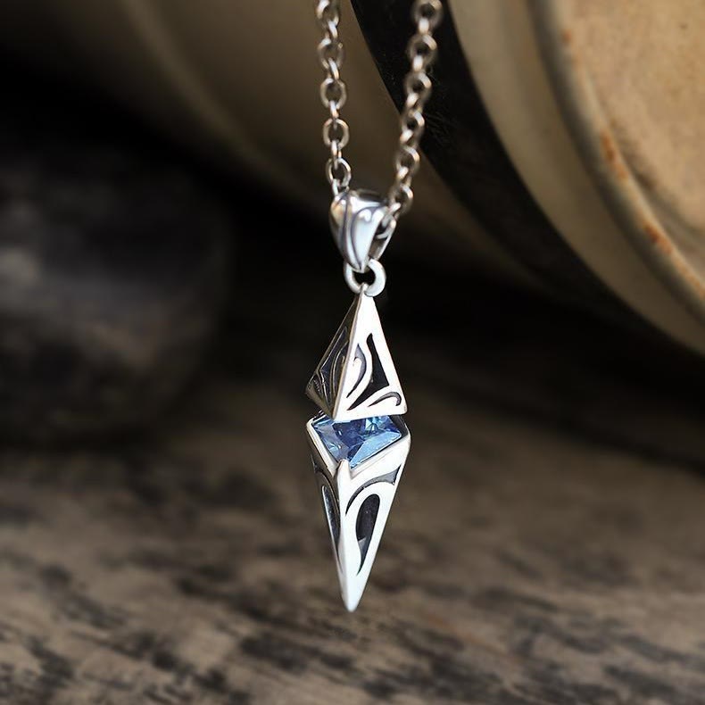 FREE Today: Blue Zircon Talisman Pendant Necklace