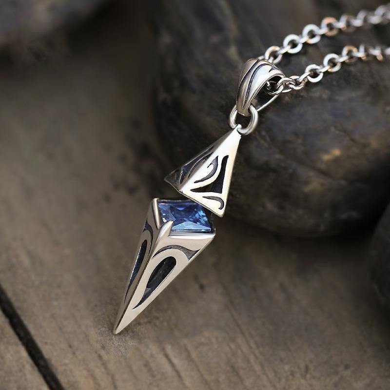 FREE Today: Blue Zircon Talisman Pendant Necklace