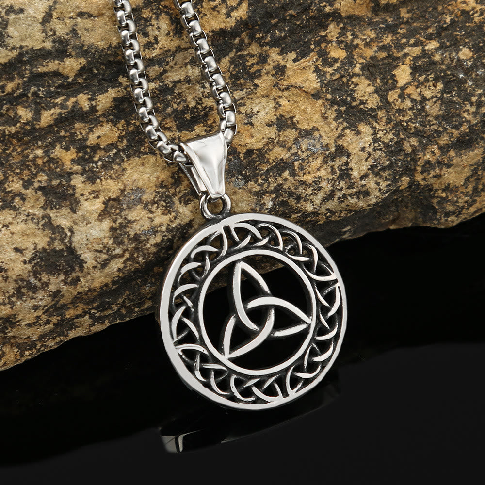 WorldNorse Nordic Triquetra Celtic Trinity Knot Necklace - image 2