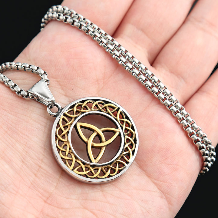 WorldNorse Nordic Triquetra Celtic Trinity Knot Necklace - image 7