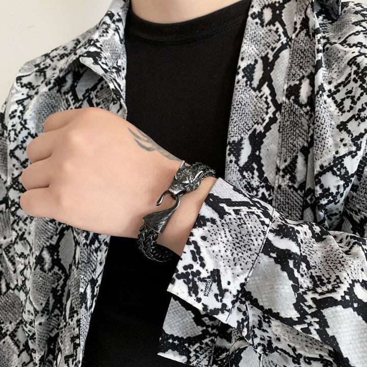 WorldNorse Norse Viking Amulet Odin's Wolf Bracelet - image 12