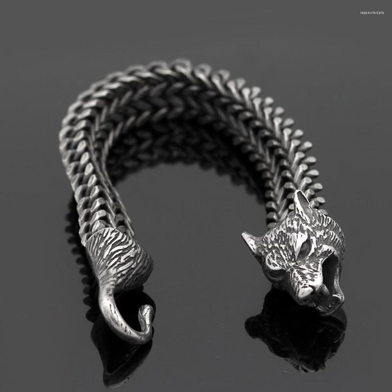 WorldNorse Norse Viking Amulet Odin's Wolf Bracelet - image 2