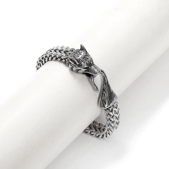 WorldNorse Norse Viking Amulet Odin's Wolf Bracelet - image 8