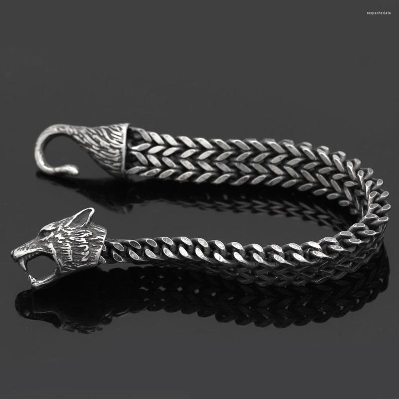 WorldNorse Norse Viking Amulet Odin's Wolf Bracelet - image 3