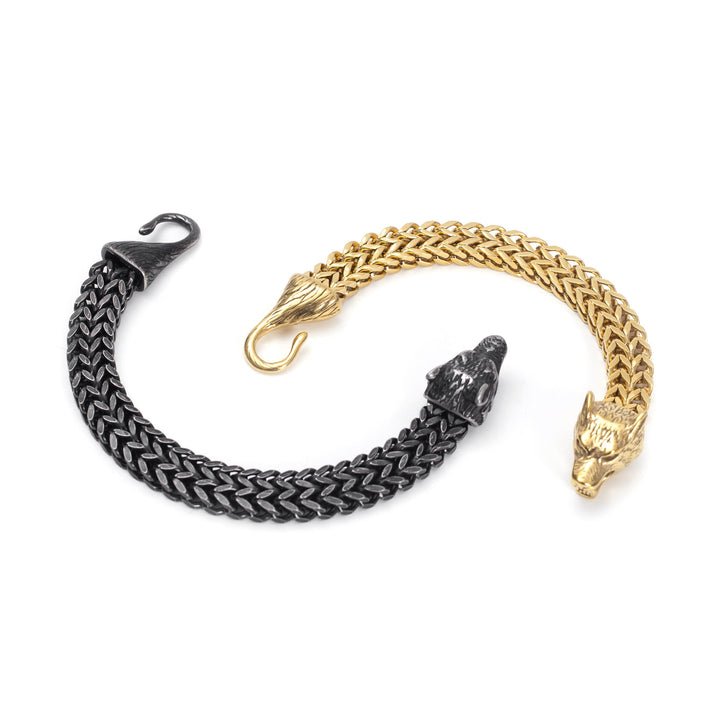 WorldNorse Norse Viking Amulet Odin's Wolf Bracelet - image 10