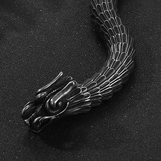 WorldNorse Dragon Scale Stainless Steel Bracelet - image 5