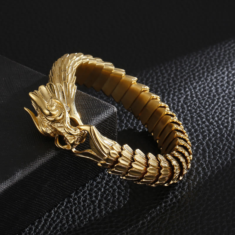 WorldNorse Dragon Scale Stainless Steel Bracelet - image 11