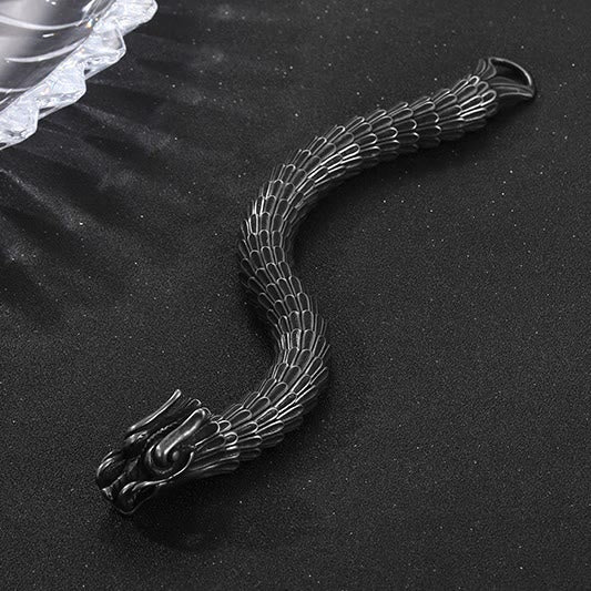 WorldNorse Dragon Scale Stainless Steel Bracelet - image 6