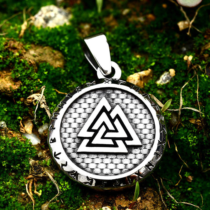 WorldNorse Valknut Triangle Totem Rune Viking Necklace - image 2